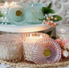 Load image into Gallery viewer, SPARKLING VANILLE Shimmer Large Jar Candle -Luxury Candle, 15 oz