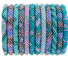 Load image into Gallery viewer, MALDIVES - Original Roll-On® Bracelets, 7" round, made in Nepal #4 (3 Sets)