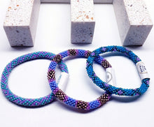 Load image into Gallery viewer, MALDIVES - Original Roll-On® Bracelets, 7" round, made in Nepal #4 (3 Sets)