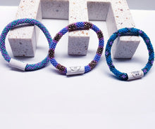 Load image into Gallery viewer, MALDIVES - Original Roll-On® Bracelets, 7" round, made in Nepal #4 (3 Sets)