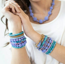 Load image into Gallery viewer, MALDIVES - Original Roll-On® Bracelets, 7" round, made in Nepal #4 (3 Sets)