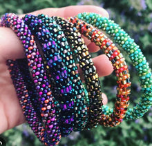 Load image into Gallery viewer, MALDIVES - Original Roll-On® Bracelets, 7" round, made in Nepal #4 (3 Sets)