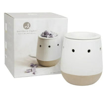 Load image into Gallery viewer, Electric Wax Melt Warmer, 6" Matte White Warmer with Ceramic Finish