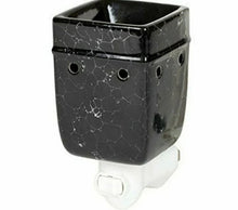 Load image into Gallery viewer, Black Marble Electric Ceramic Stoneware Wall Plug-In Warmer