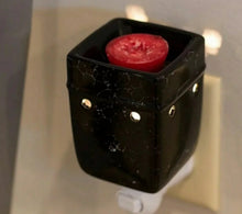Load image into Gallery viewer, Black Marble Electric Ceramic Stoneware Wall Plug-In Warmer