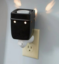 Load image into Gallery viewer, Black Marble Electric Ceramic Stoneware Wall Plug-In Warmer