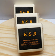 Load image into Gallery viewer, CHERRY ALMOND Body Scrub Natural Bar Soap, 5 oz