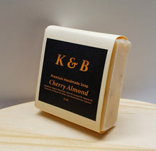Load image into Gallery viewer, CHERRY ALMOND Body Scrub Natural Bar Soap, 5 oz