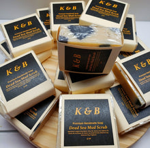 Load image into Gallery viewer, DEAD SEA MUD Body Scrub Natural Bar Soap, 5 oz