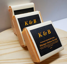 Load image into Gallery viewer, MANGO SALSA Body Scrub Handmade Natural Bar Soap, 5 oz