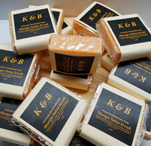 Load image into Gallery viewer, MANGO SALSA Body Scrub Handmade Natural Bar Soap, 5 oz