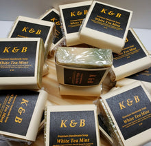 Load image into Gallery viewer, WHITE TEA MINT Handmade Natural Bar Soap, 5 oz
