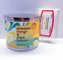 Load image into Gallery viewer, PINEAPPLE MANGO & FRESH BALSAM -Bath & Body Works Candle Wax Melts, 2.5 oz