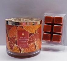 Load image into Gallery viewer, SPICED CRANBERRY TOFFEE -Bath & Body Works Candle Wax Melts, 2.5 oz