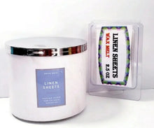 Load image into Gallery viewer, LINEN SHEETS-Bath & Body Works Candle Wax Melts, 2.5 oz