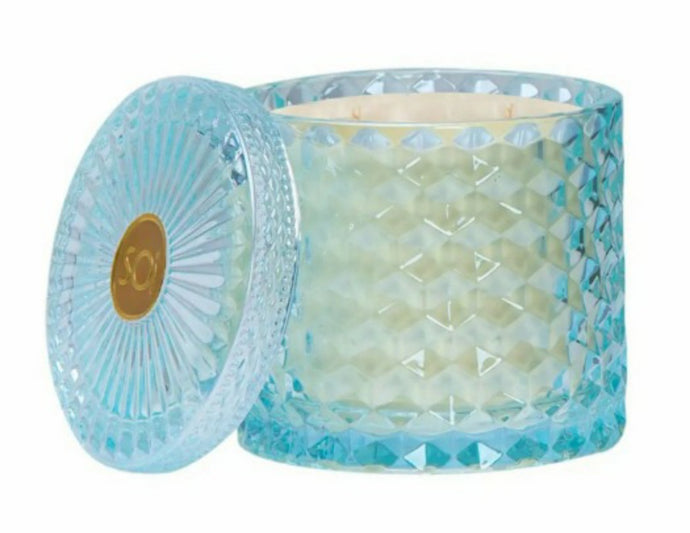 AZURE SANDS Shimmer Large Jar Candle-Luxury Candle, 15 oz