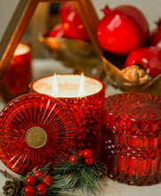 Load image into Gallery viewer, HOLIDAY SPICE Shimmer Large Jar Candle - Luxury candle, 15 oz
