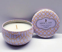 Load image into Gallery viewer, LEMON CHIFFON Natural Soy, Single Wick, Scented Candle, 9 oz Tin
