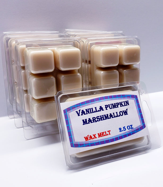 VANILLA PUMPKIN MARSHMALLOW -Bath & Body Works Candle Wax Melt, 2.5 oz