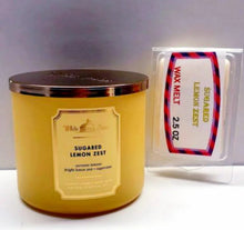 Load image into Gallery viewer, SUGARED LEMON ZEST- Bath &amp; Body Works Candle Wax Melts, 2.5 oz
