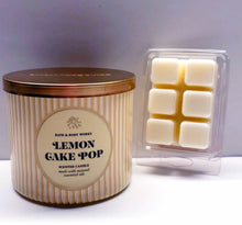 Load image into Gallery viewer, LEMON CAKE POP -Bath &amp; Body Works Candle Wax Melts, 2.5 oz
