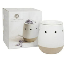 Load image into Gallery viewer, Electric Wax Melt Warmer, 6&quot; Matte White Warmer with Ceramic Finish

