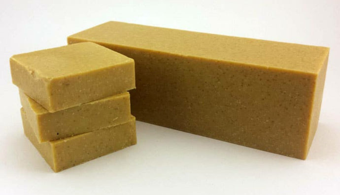BANANA COCONUT Body Scrub Natural Bar Soap, 5 oz
