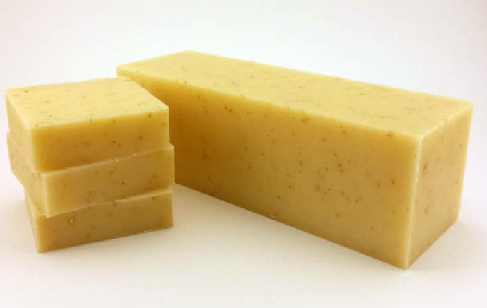 CHERRY ALMOND Body Scrub Natural Bar Soap, 5 oz