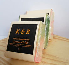 Load image into Gallery viewer, COTTON FIELDS Natural Handmade Bar Soap, 5 oz
