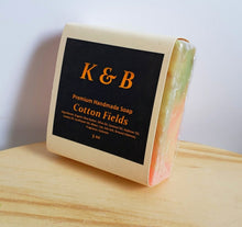 Load image into Gallery viewer, COTTON FIELDS Natural Handmade Bar Soap, 5 oz
