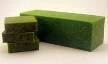 Load image into Gallery viewer, GREEN TEA VERBENA Body Scrub Handmade Natural Bar Soap, 5 oz
