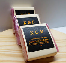 Load image into Gallery viewer, JAMAICA ME CRAZY Handmade Natural Bar Soap, 5 oz
