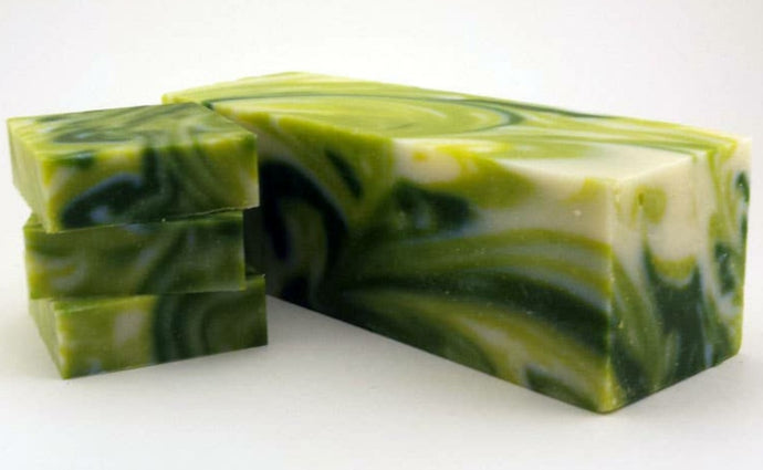 WHITE TEA MINT Handmade Natural Bar Soap, 5 oz