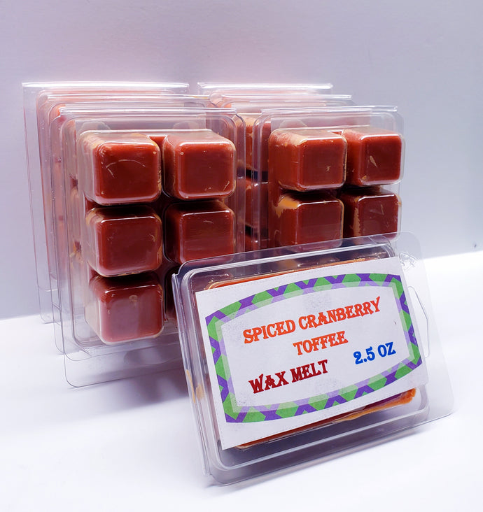 SPICED CRANBERRY TOFFEE -Bath & Body Works Candle Wax Melts, 2.5 oz 