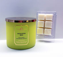 Load image into Gallery viewer, EUCALYPTUS MINT- Bath &amp; Body Works Candle Wax Melts, 2.5 oz
