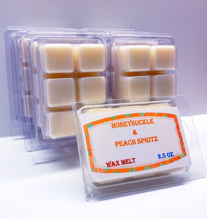 HONEYSUCKLE & PEACH SPRITZ -Bath & Body Works Candle Wax Melts, 2.5 oz