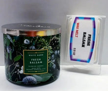 Load image into Gallery viewer, FRESH BALSAM -Bath &amp; Body Works Candle Wax Melts, 2.5 oz 
