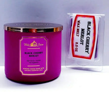 Load image into Gallery viewer, BLACK CHERRY MERLOT-Bath &amp; Body Works Candle Wax Melts, 2.5 oz 
